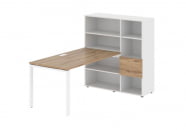 Рабочая станция EDIS EURST 1215 Дуб Денвер светлый Белый Белый_36