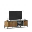 Тумба ТВ 1600 Элиот ЛД 414.030.000 Оникс Серый/Орех фактурный_2