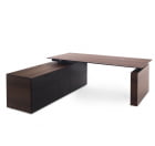 TESLA Стол письм. с тумбой SX ЭВКАЛИПТ МОРЕН/ЧЕРН 110 103 ECL BL_8