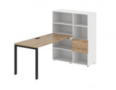 Рабочая станция EDIS EURST 1115 Дуб Денвер светлый Черный Белый_33