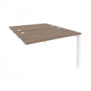 Стол-приставка двойной на П-образном м/к к опорным элем. ONIX O.MP-D.SPR-2.7 Дуб Аризона/Белый_43