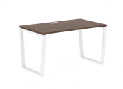 Стол письменный EDIS EVST 1380 Дуб Денвер темный Белый_88