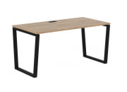 Стол письменный EDIS EVST 1580 Дуб Денвер светлый Черный_90