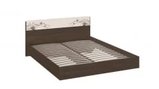 Кровать Мишель 01 Венге Цаво/Дуб Белфорт с рисунком_0