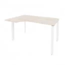 Стол эргономичный левый на П-образном м/к ONIX O.MP-SA-2L Денвер Светлый/Белый_54