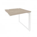 Стол-приставка на О-образном м/к к опорным элементам ONIX O.MO-SPR-0.8 Дуб Аттик/Белый_27