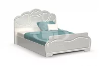 Кровать 1 Гармония 03 Белый глянец_1