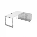 Стол рабочий GLOSS LINE НСТП-О.984 Teakwood_48