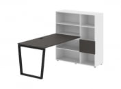 Рабочая станция EDIS EVRST 1215 Мокко Черный Белый_92