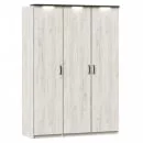 Шкаф трехстворчатый Техно 08 Дуб Крафт белый_4