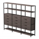 Набор стеллажных систем Everprof EVO №10 Дуб Пасадена Черный_5