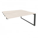 Стол-приставка двойной на О-образном м/к к опорым элем. ONIX O.MO-D.SPR-4.7 Денвер Светлый/Антрацит_24