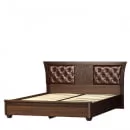 Кровать 1600 с мягким изголовьем и подъемным основанием Лючия 199 дуб оксфорд_0