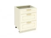 Стол с 3 ящиками (с системой плавного закрывания) Милана 23.91 Сосна Астрид/Ваниль_17