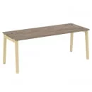 Стол рабочий руководителя ONIX WOOD OW.SRR-6.8 Тиквуд Темный/Светлый_74