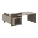 Стол руководителя левый WOOD&STONE СФ-531211 Дрифтвуд Бетон Чикаго темный_4