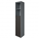 Шкаф высокий узкий правый Riva А.СУ-1.6 Пр Венге/Металлик_27