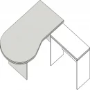 Стол приставной Л.П-12 Орех_3