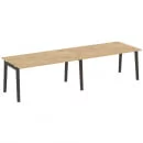 Стол переговорный (2 столешницы) ONIX WOOD OW.PRG-2.4 Тиквуд Светлый/Темный_19