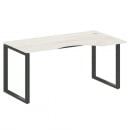 Стол криволинейный правый на О-образном м/к METAL SYSTEM БО.СА-1 Пр Наварра/Антрацит_29