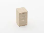 Тумба приставная на 3 ящика Glassy 3.10.15 Венге_5