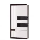 Шкаф многоцелевого назначения Ронда 306 Венге Белый глянец_4