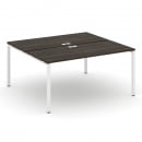 Рабочая станция двухсторонняя на 2 места CONCEPT CN.DRS-004 Дуб Мали Белый_3