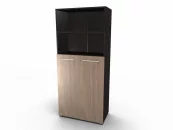 Шкаф Аlto с глухими средними дверьми и топом_5