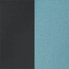 Черный/голубой