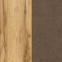 Дуб Крафт золотой/Велюр 007