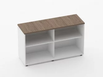 Тумба открытая Дека 9.01.125 Дуб Верцаска/Белый / Deka