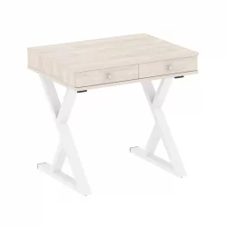 Стол письменный HOME OFFICE VR.SP-1-79.M Денвер Светлый/Белый металл