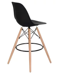 Барный стул ДОБРИН ДСВ БАР Черный Б-03 / DOBRIN DSW BAR B-03