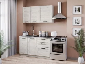 Шкаф кухонный 600 высокий Винченца ЛД 234.450.000.038 Белый Дуб Крафт белый