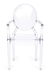 Кресло MEDALION (mod. 922) пластик, 56,5*53,2*92,5см, бесцветный