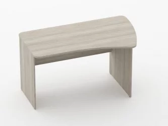 Стол эргономичный Glassy 1.12.14Пр Дуб сантана светлый