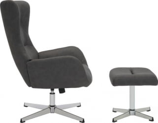 Кресло-реклайнер Еверпроф Аппле Ткань Темно-серый / Everprof Apple