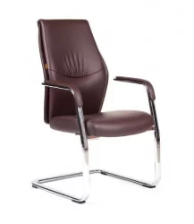 Кресло для посетителя CHAIRMAN VISTA  V Коричневое