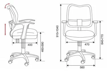 Кресло офисное Бюрократ CH-797AXSN/26-25