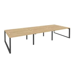 Рабочая станция на О-образном м/к ONIX O.MO-D.RS-6.3.8 Тиквуд Светлый/Антрацит