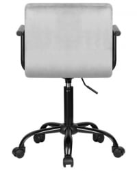 Офисное кресло для персонала ДОБРИН ТЕРРЙ БЛАCК (серый велюр (МДЖ9-75)) 2 шт / DOBRIN TERRY BLACK (MJ9-75))