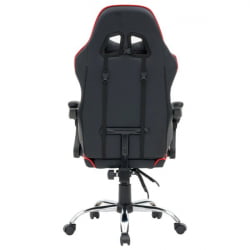 Кресло компьютерное CРОМЕКС (КРОМЕКС) ДЖокер ГМ-125 экокожа черное/красное / CROMEX Joker GM-125