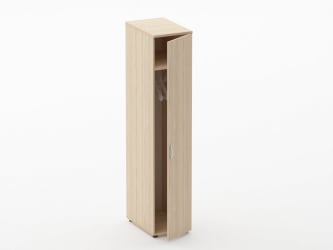 Шкаф для одежды узкий Glassy 6.19.30Пр Дуб молочный