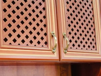 Шкаф кухонный 600 высокий с решеткой Кантри ЛД 235.596.000 Ноче Таволато