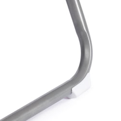 Металлический стул FOLDER (mod. 3017H) каркас: металл, сиденье/спинка: пластик, 49 x 46.5 x 73.5 см, white (белый) / grey (серый)