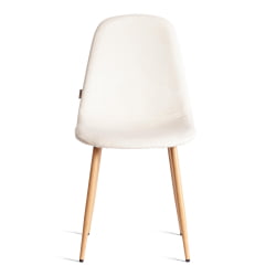 Стул BREEZE (mod. JSC-58) Велюр/металл , 44 х 53 х 86 см, Light beige (светло-бежевый) HLR1 / натуральный