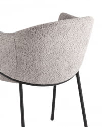 Стул Брасе букле Серый / Brace
