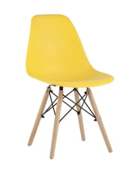 Стул Еамес Стйле ДСВ желтый (разборный каркас) / Eames Style DSW