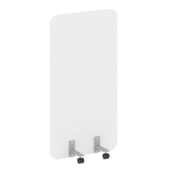 Перегородка на металлических опорах, на роликах R-line DP.R-80-150 Белый Бриллиант