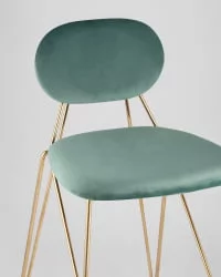 Стул полубарный Элис Мятный